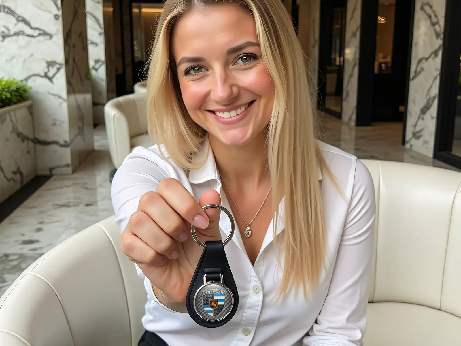 Porsche Portachiave Pelle Elegante Edizione Drift